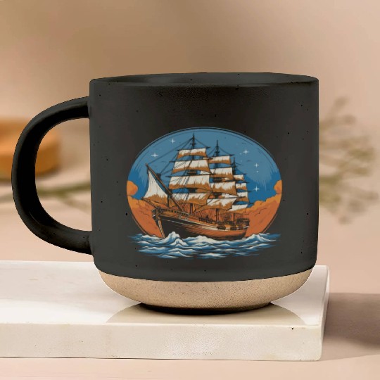 Columbus Day 1492 Pottery Mugs