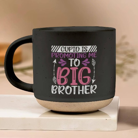 Valentine Pregnancy Announcement Big Brother Cupid Pottery Mugs