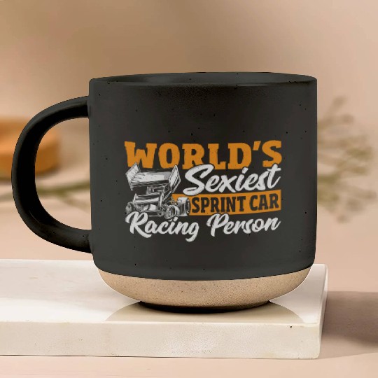 World's Sexiest Sprint Car Racer Sprint Car Racing Pottery Mugs