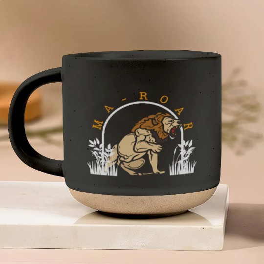Passover Maror Pottery Mugs, Ma-Roar Lion Of Judah