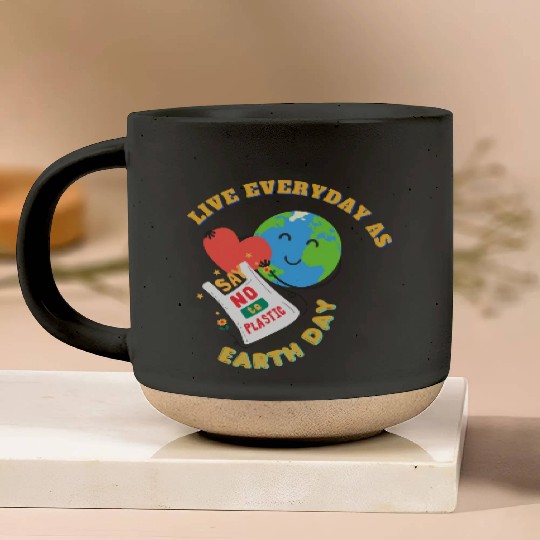 Earth day Pottery Mugs