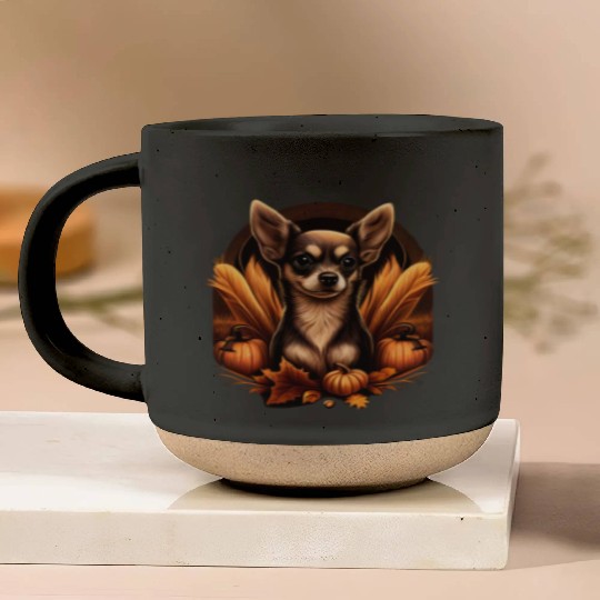 Chihuahua | Thanksgiving Day Farmer Food Autumn Pottery Mugs