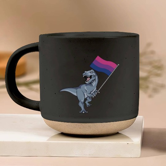 Bisexual Flag Dinosaur Bi Pride Lgbt Nonbinary Gay Pottery Mugs