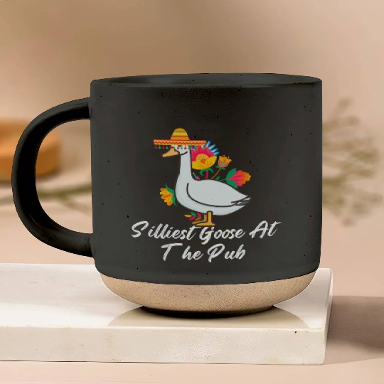 Silliest Goose at the pub cinco de mayo Pottery Mugs