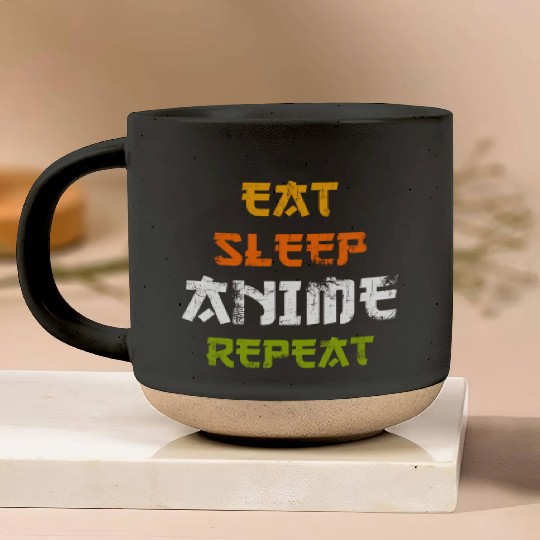 Eat Sleep Anime Repeat Japanese Ga Japan Pottery Mugs