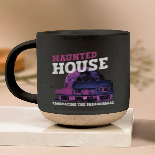 Horror Paranormal Haunted House Spooky Halloween Pottery Mugs