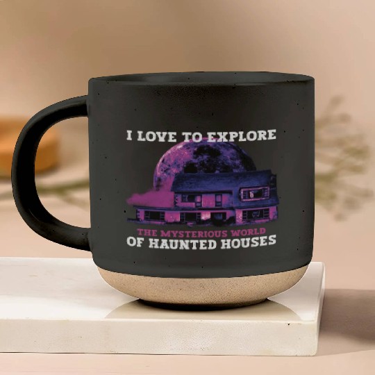 Horror Paranormal Haunted House Spooky Halloween Pottery Mugs