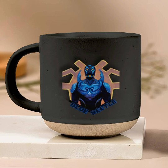 Blue Beetle Pottery Mugs
