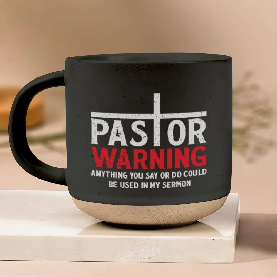 PastorWarning Love Jesus Christian Christmas Pottery Mugs