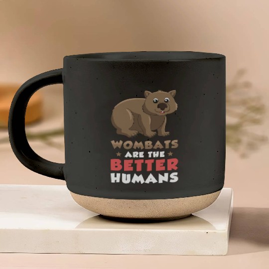 Wombat Australian Animal Lover Pottery Mugs