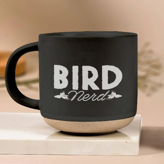 Bird Nerd Joke Birds Lover Budgie Parrot Heron Pottery Mugs
