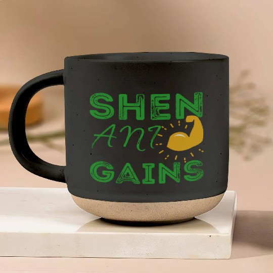 Shenanigains Funny Workout Saint Patricks Day Pottery Mugs