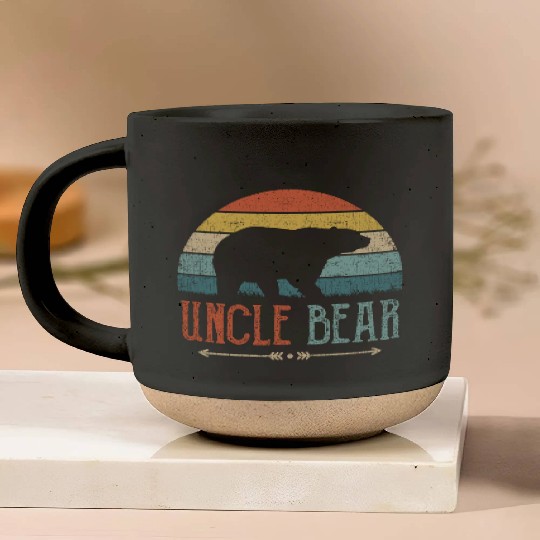 Uncle Bear Vintage Retro Present Pottery Mugs
