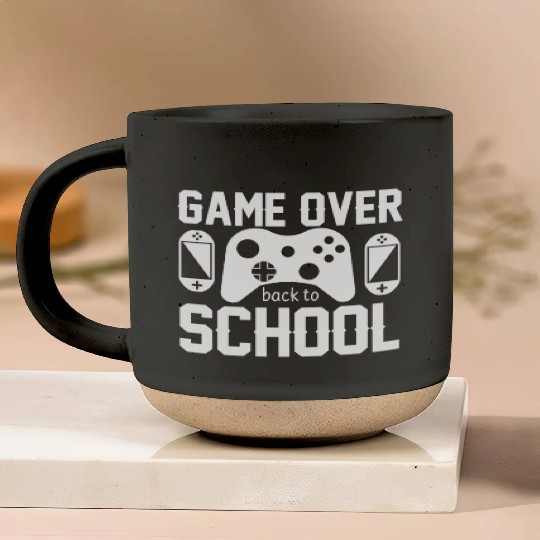Funny Game Over Teacher Student Back To School Pottery Mugs