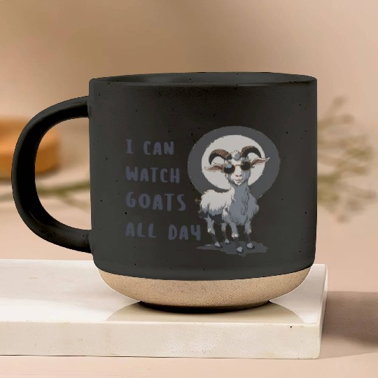Happy Cute goat Lover Pottery Mugs