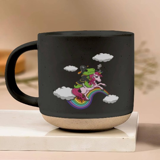 Dinosaur Pirate Unicorn Lazy Creepy Halloween Pottery Mugs