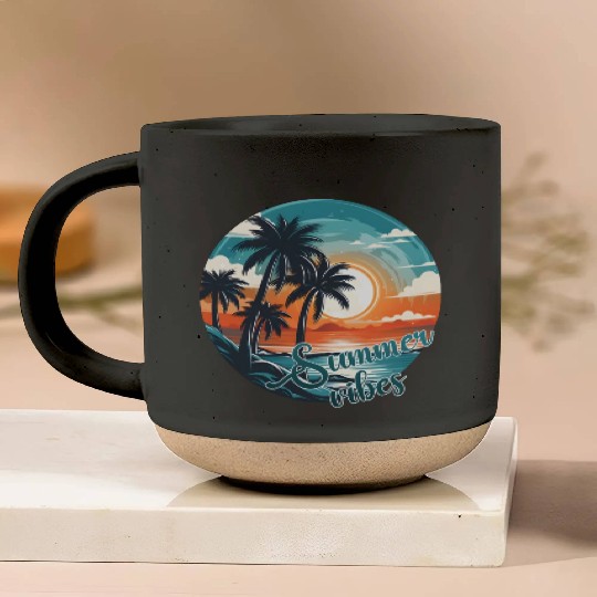 Vintage Summer Vibes Pottery Mugs