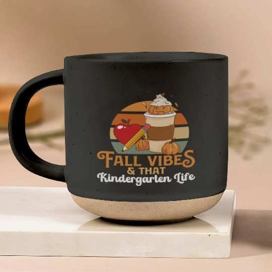 Fall Vibes That Kindergarten Life Teacher Student Pottery Mugs