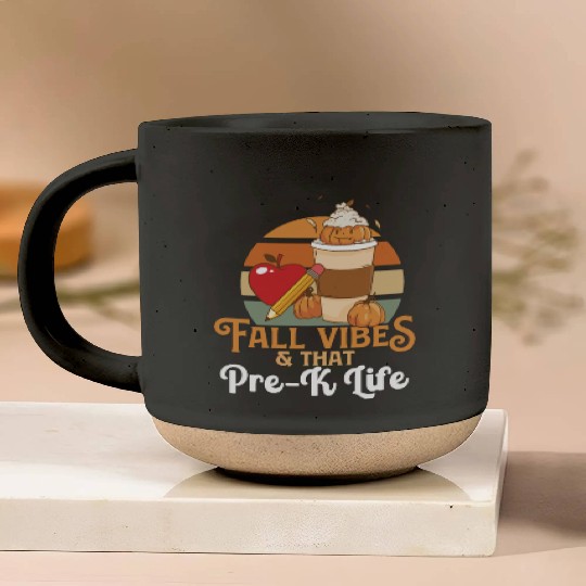 Fall Vibes That Pre-K Life Preschool Teacher Pottery Mugs