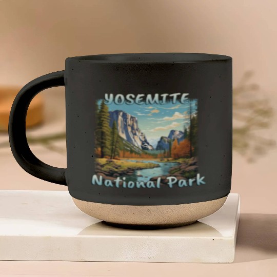 USA Yosemite National Park Sierra Nevada Colorful Pottery Mugs