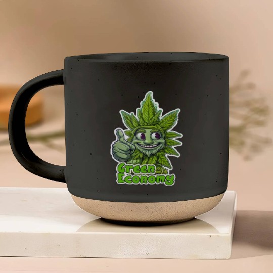 Green Economy Pottery Mugs