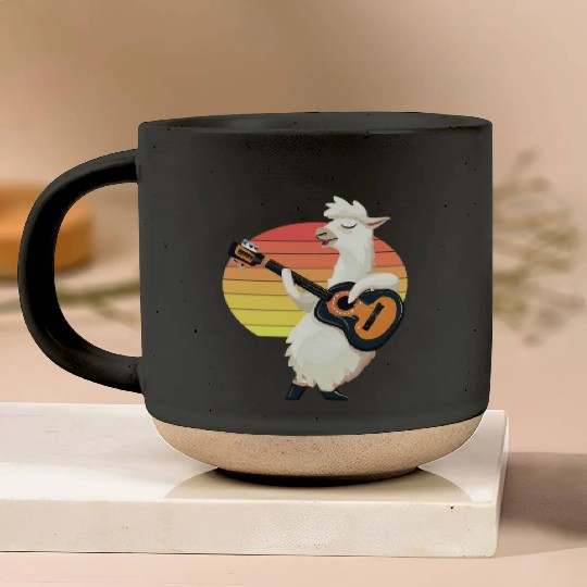 Musical alpaca Pottery Mugs