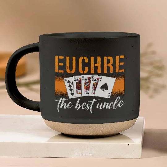Euchre The Best Uncle Playing Cards Euchre Player Pottery Mugs