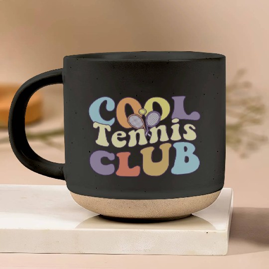 Cool Tennis Club Tennis Coach Tennis Crew Matching Pottery Mugs
