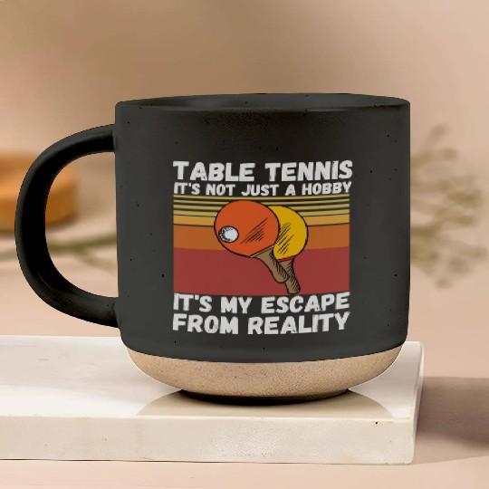 Table Tennis Ping Pong Player Lover Pottery Mugs