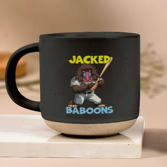 Baboon Monkey Lover Wildlife Animal Zookeeper Pottery Mugs