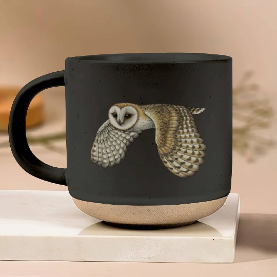 Barn Owl Pottery Mugs