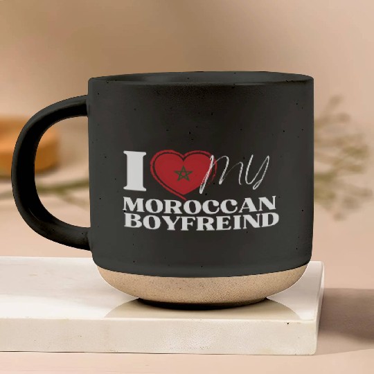 I Love My Moroccan Boyfriend Multi Nationality Pottery Mugs