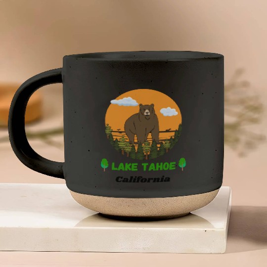 Lake Tahoe California Pottery Mugs
