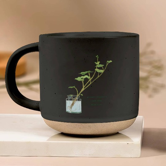 Growth Happens One Step At A Time Pottery Mugs