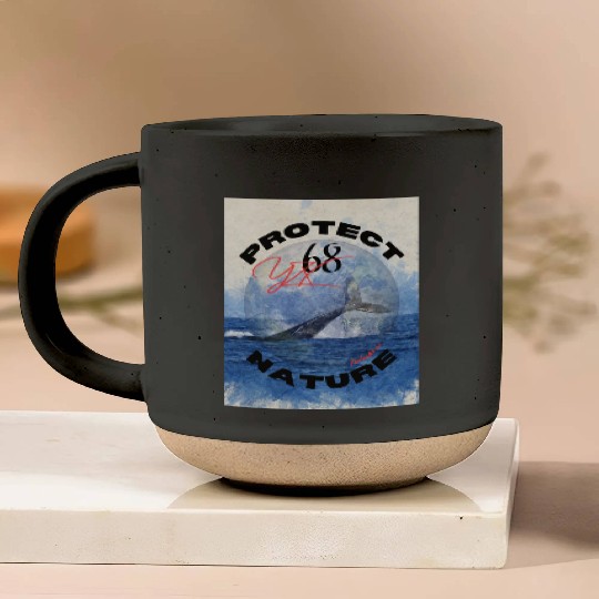 protect nature Pottery Mugs