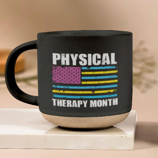 USA Flag PT PTA Physical Therapy Gift Physical Pottery Mugs