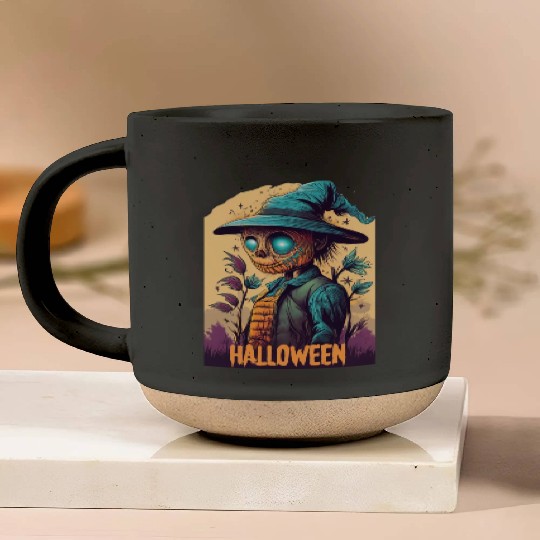 Scarecrow Pottery Mugs