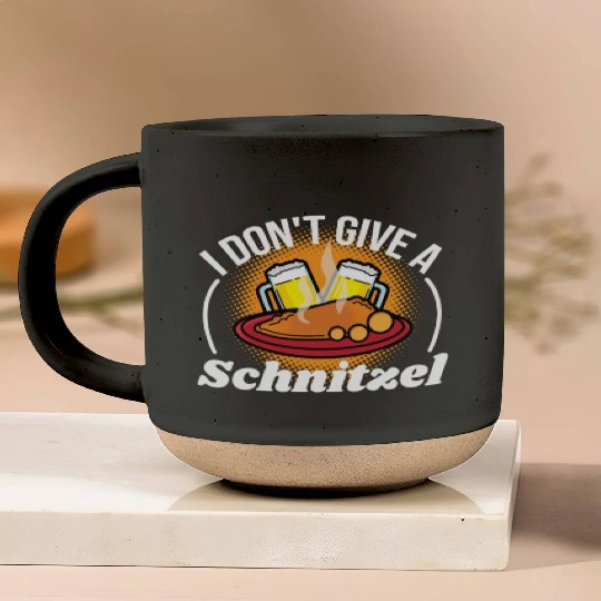 I Dont Give A Schnitzel Germany Food Pottery Mugs