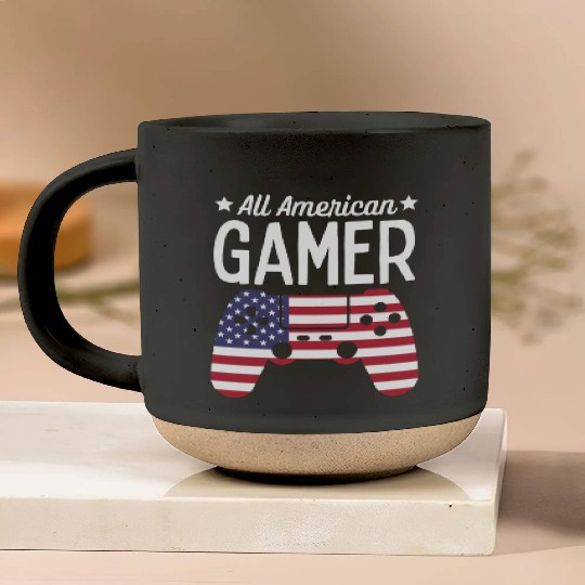 All American Gamer Pottery Mugs