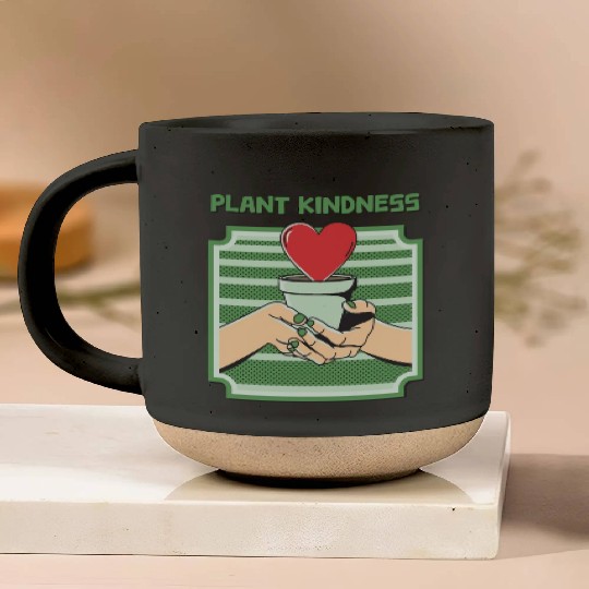 Plant Kindness Pottery Mugs