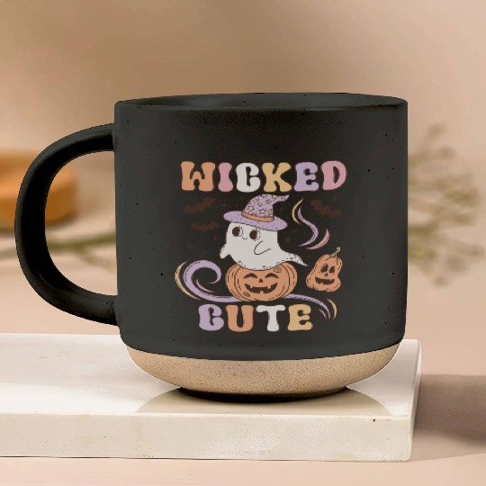 Wicked Cute Halloween: Spooky Charm and Cuteness Pottery Mugs