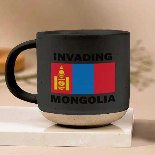 Invading Mongolia Pottery Mugs