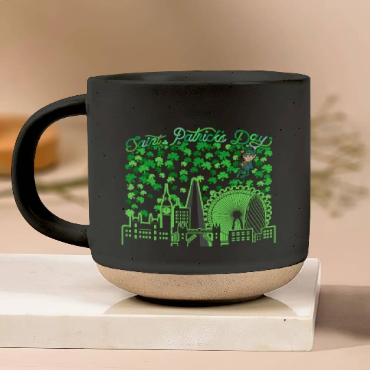 Saint Patrick's Day London United Kingdom Pottery Mugs