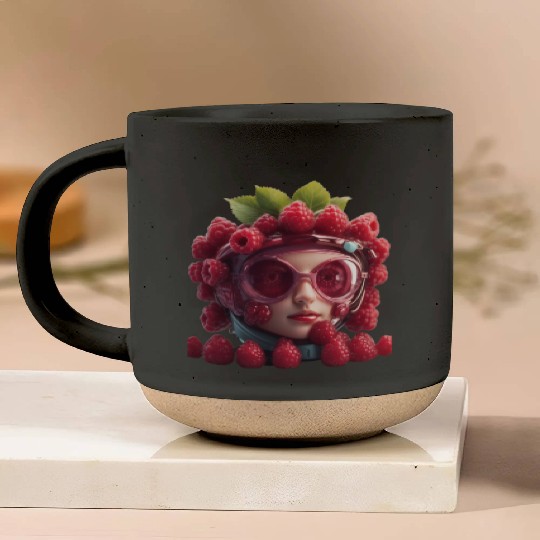 RASPBERRY Pottery Mugs