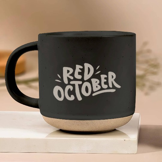 red october phillies Pottery Mugs