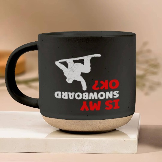 Snowboard Stunts Is My Snowboard Ok? Snowboarding Pottery Mugs