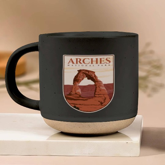 Arches National Park Stickers Pottery Mugs