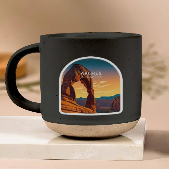 Arches National Park Pottery Mugs