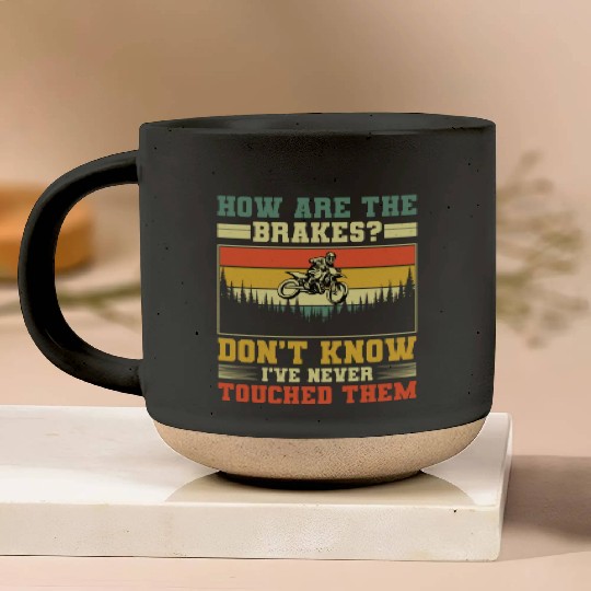 Retro Dirt Bike Motocross Gift Motocross Ride Pottery Mugs