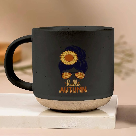 Embrace the Season: Hello Autumn Pottery Mugs